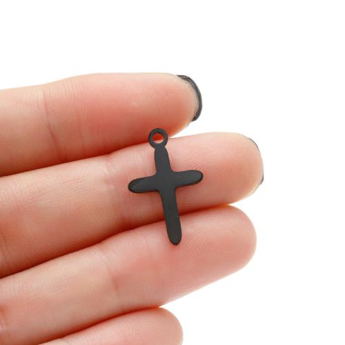 Stainless Steel Cross Pendants, 304 Stainless Steel, Vacuum Ion Plating, DIY 