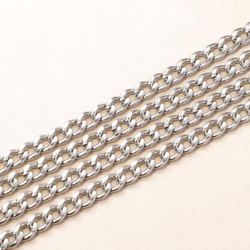 Fashion Stainless Steel Necklace Chain, 304 Stainless Steel, fashion jewelry & for man, original color, 4mm Approx 60 cm 