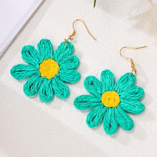 Fashion Create Jewelry Earring, Iron, with Rafidah Grass, for woman 