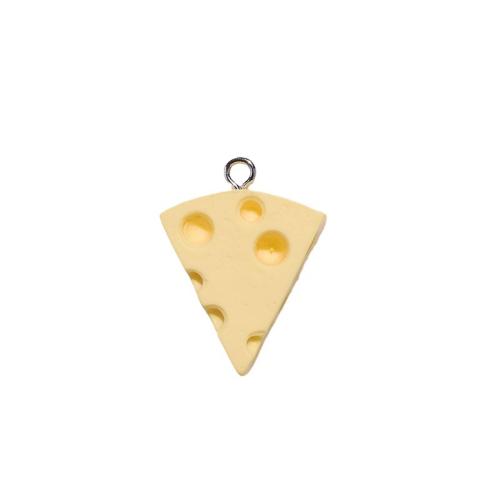 Imitation Food Resin Pendants, epoxy gel, DIY, yellow 