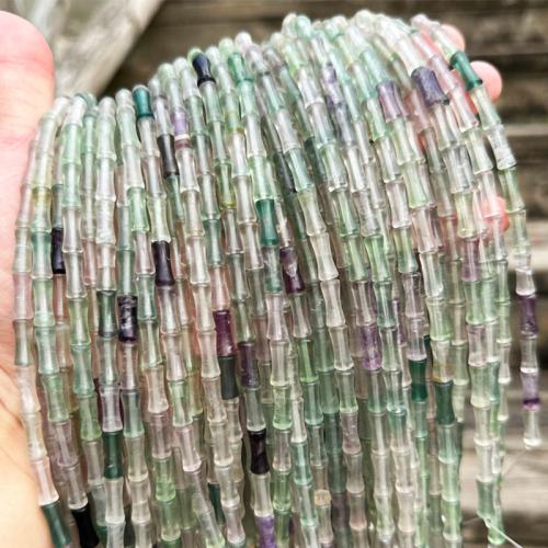 Fluorite Beads, Natural Fluorite, Bamboo, DIY Approx 38 cm, Approx 