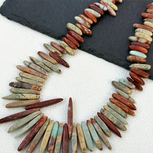 Single Gemstone Beads, Koreite, irregular, DIY, beads length 20-45mm Approx 38 cm 