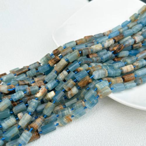 Perles de pierre gemme unique, Calcite, DIY, bleu, beads length 8-12mm Environ 38 cm, Environ Vendu par brin[