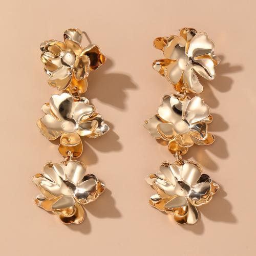 Zinc Alloy Drop Earring, fashion jewelry & for woman 