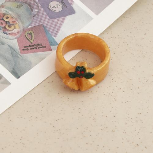 Christmas Finger Ring, Plastic, Christmas Design & fashion jewelry & for woman 