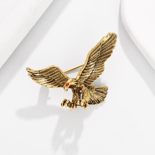 Zinc Alloy Jewelry Brooch, Eagle, for man 