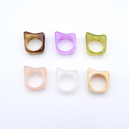 Acrylic Finger Ring, DIY & for woman Inner Approx 18mm [