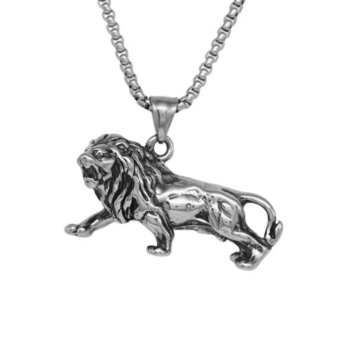 Pendentifs en titane, Acier titane, lion, Placage, styles différents pour le choix & pour homme, plus de couleurs à choisir cm, Vendu par PC