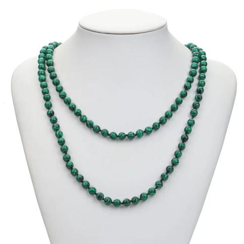 Malachite Beads Necklace & for woman .2 m 