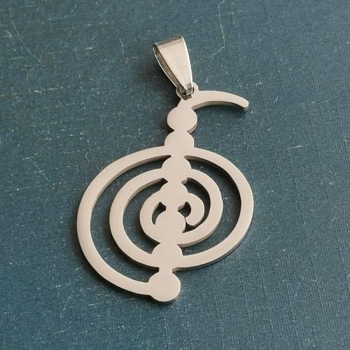 Pendentifs en titane, Acier titane, note de musique, poli, DIY Vendu par PC