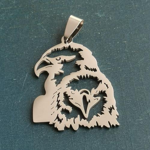 Pendentifs en titane, Acier titane, Aigle, poli, DIY & creux Vendu par PC