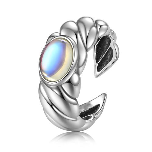 Circón cúbico anillo de dedo de latón, metal, con cúbica circonia, Joyería & para mujer, Vendido por UD