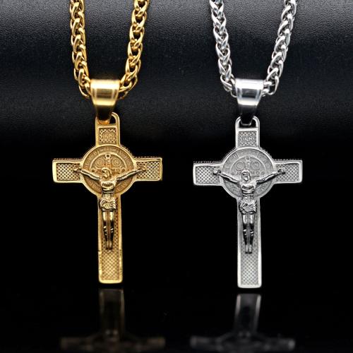 Stainless Steel Cross Pendants, 316 Stainless Steel, plated, DIY 