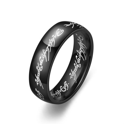 Edelstahl Fingerring, 304 Edelstahl, Vakuum-Ionen-Beschichtung, unisex & verschiedene Größen vorhanden, keine, verkauft von PC