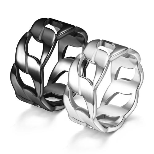 Edelstahl Fingerring, 304 Edelstahl, Vakuum-Ionen-Beschichtung, unisex & verschiedene Größen vorhanden, keine, verkauft von PC