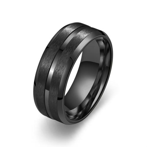 Edelstahl Fingerring, 304 Edelstahl, Vakuum-Ionen-Beschichtung, unisex & verschiedene Größen vorhanden, keine, verkauft von PC