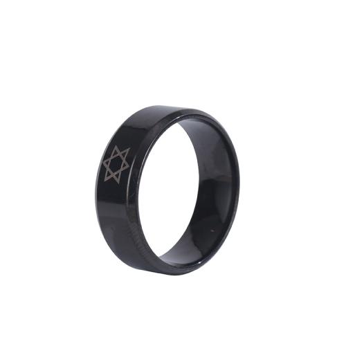 Edelstahl Fingerring, 304 Edelstahl, plattiert, unisex & verschiedene Größen vorhanden, keine, verkauft von PC