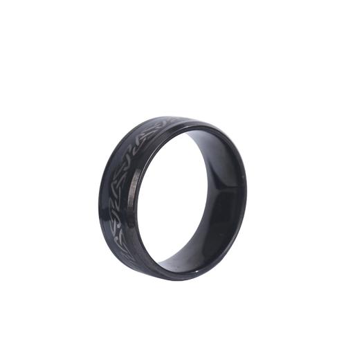 Edelstahl Fingerring, 304 Edelstahl, plattiert, unisex & verschiedene Größen vorhanden, keine, verkauft von PC