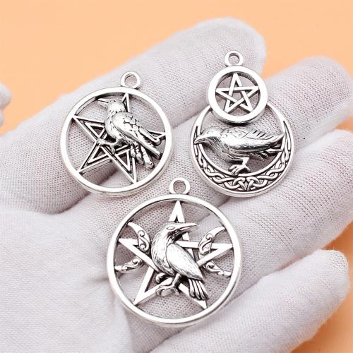 Zinc Alloy Jewelry Pendants, antique silver color plated, DIY 