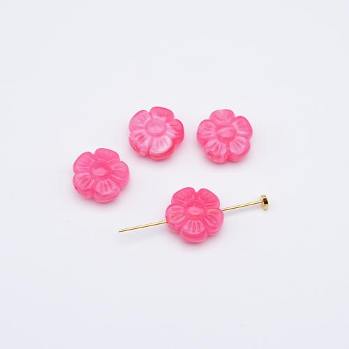 Acrylic Jewelry Beads, Flower, DIY 