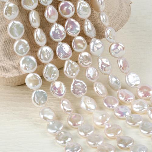 Baroque Cultured Freshwater Pearl Beads, DIY, white, aboutuff1a11-12mm Approx 38-40 cm 