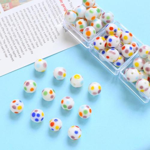 Lampwork Beads, Round, DIY 10mm 