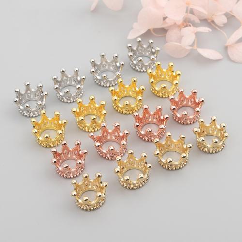 Entretoise de perles en laiton, Placage, DIY & normes différentes pour le choix & pavé de micro zircon, plus de couleurs à choisir, Vendu par PC