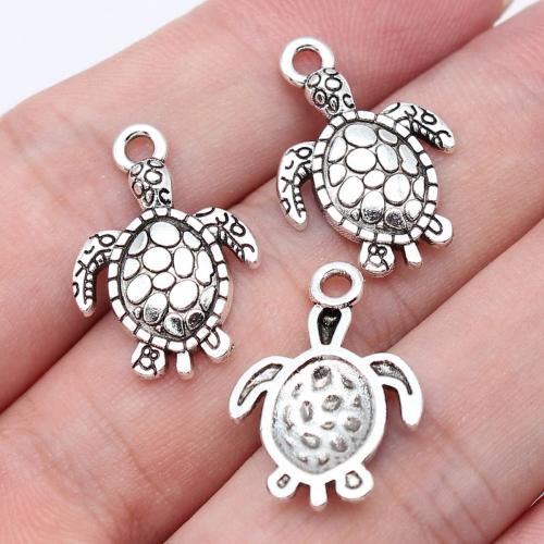 Zinc Alloy Animal Pendants, antique silver color plated, DIY 