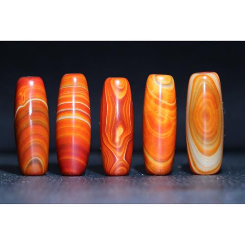 Agate Beads, barrel, polished, random style & DIY 