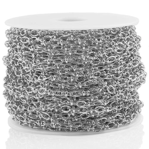 Stainless Steel Chain Jewelry, 304 Stainless Steel, plated, DIY 