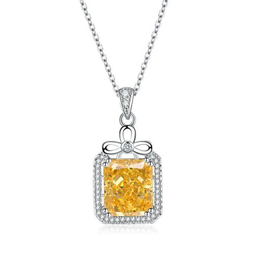 Cubic Zirconia Micro Pave Brass Pendant, plated, DIY & micro pave cubic zirconia 