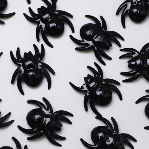 Acrylic Decoration, Spider, injection moulding, DIY, black 