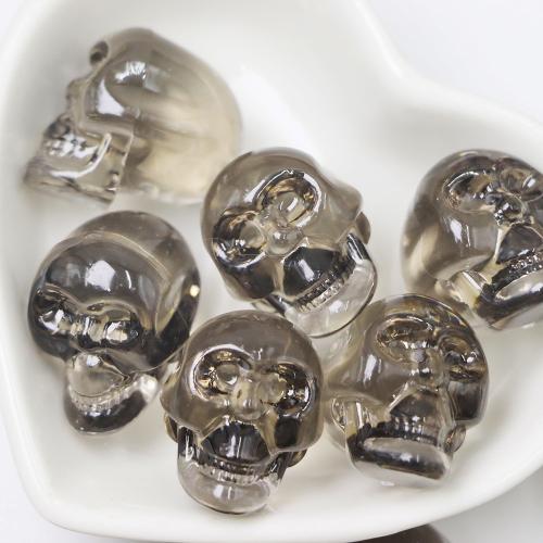 Acrylic Decoration, Skull, injection moulding, Halloween Design & DIY, black 