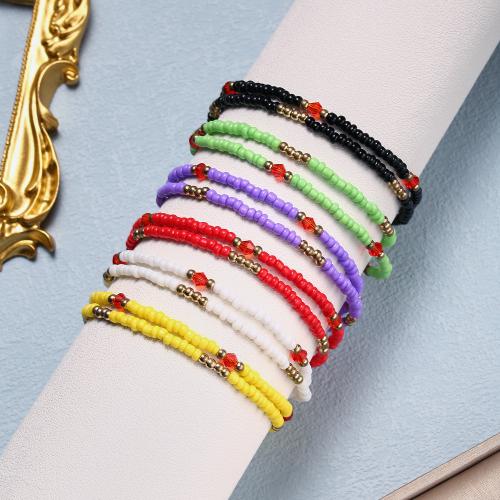 Мода ювелирные изделия anklet, Seedbead, с цинковый сплав, Другое покрытие, Женский, Много цветов для выбора, продается PC