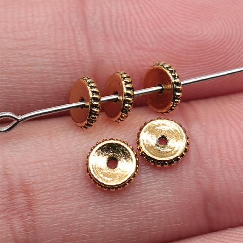 Zinc Alloy Spacer Beads, antique gold color plated, DIY 