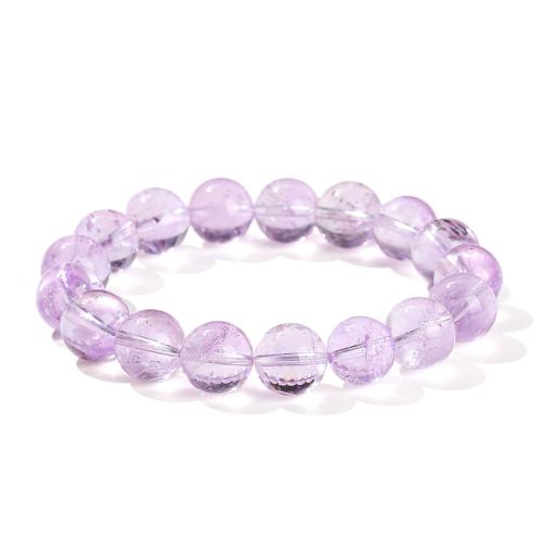 Amethyst Bracelet, Round, handmade & for woman Approx 6-7.5 Inch [