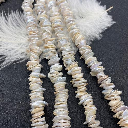 Baroque Cultured Freshwater Pearl Beads, DIY, white Approx [