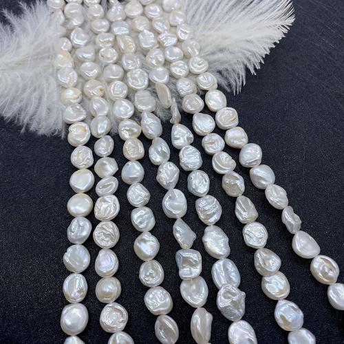 Baroque Cultured Freshwater Pearl Beads, DIY, white Approx [