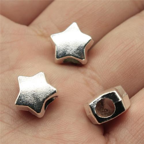 Zinc Alloy Star Beads, plated, DIY [