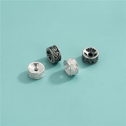 Sterling Silver Spacer Beads, 925 Sterling Silver, Rondelle, DIY Approx 1.9mm 