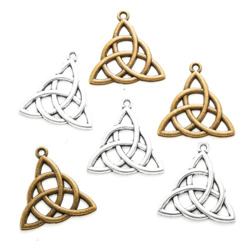 Zinc Alloy Hollow Pendants, Triangle, plated, DIY 