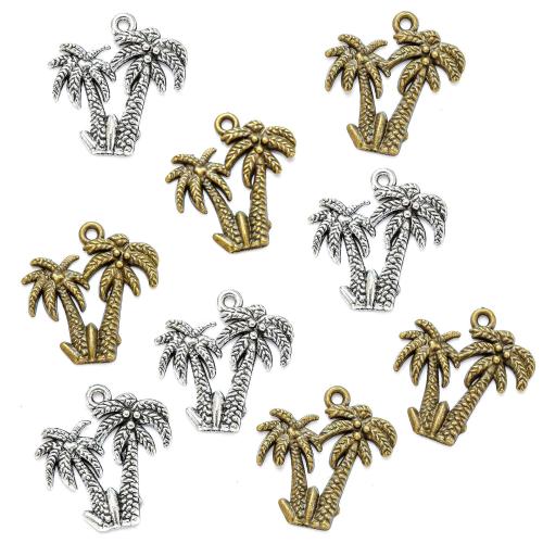 Zinc Alloy Jewelry Pendants, Palm Tree, plated, DIY 