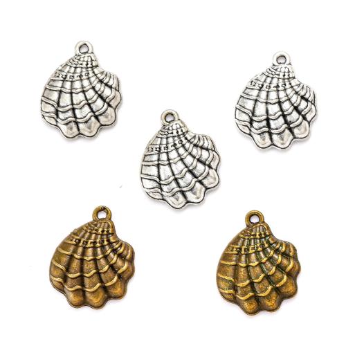 Zinc Alloy Jewelry Pendants, Shell, plated, DIY 