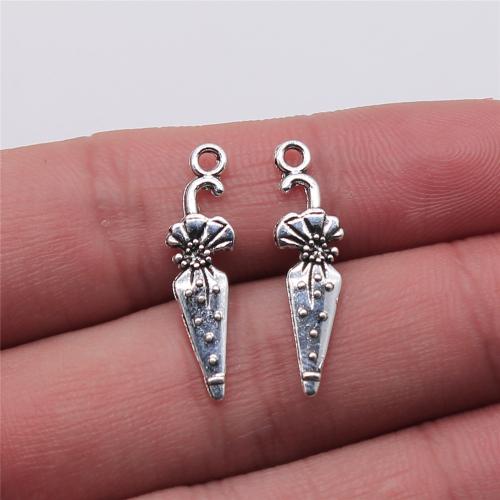 Zinc Alloy Jewelry Pendants, Umbrella, plated, DIY 