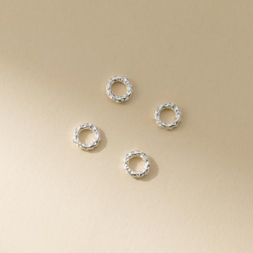 925 Sterling Silver Washer, Donut, DIY silver color [