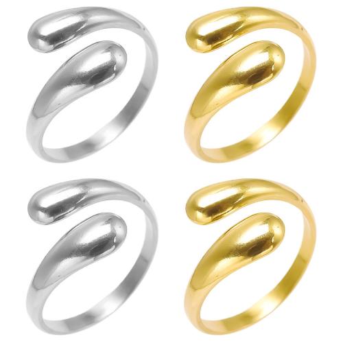 Edelstahl Fingerring, 304 Edelstahl, plattiert, Einstellbar & unisex, keine, verkauft von PC