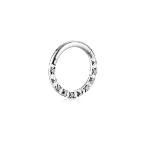 Bijoux de Piercing nez en acier inoxydable, Acier inoxydable 316, Placage, multifonctionnel & unisexe & styles différents pour le choix & pavé de micro zircon, couleur originale Vendu par PC