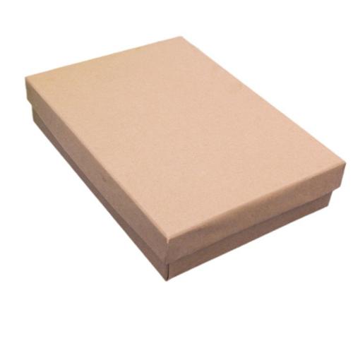 Jewelry Gift Box, Kraft, with Sponge, dustproof & multifunctional, khaki 