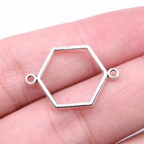 Zinc Alloy Charm Connector, plated, DIY & 1/1 loop 