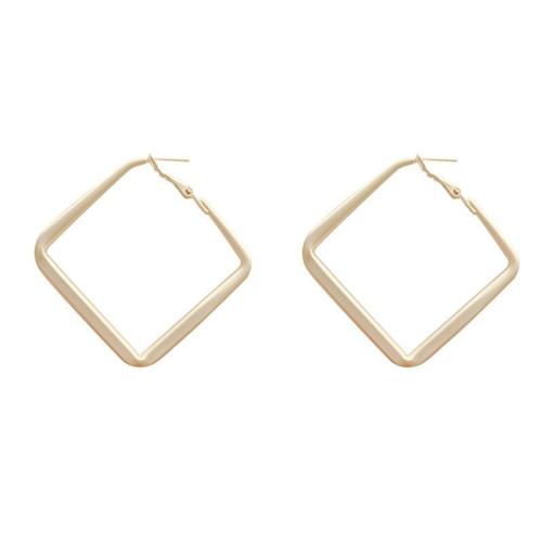 Zinc Alloy Leverback Earring, fashion jewelry & for woman & matte, golden [